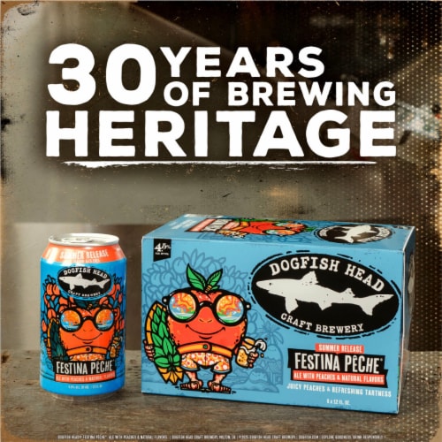 Dogfish Head Festina Peche Ale Seasonal Beer Perspective: bottom