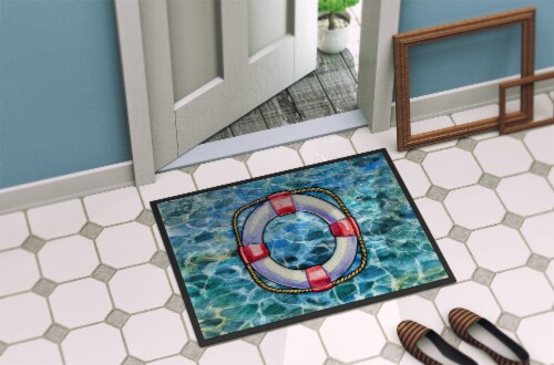 Carolines Treasures  BB5344MAT Life Saver Indoor or Outdoor Mat 18x27 Perspective: bottom