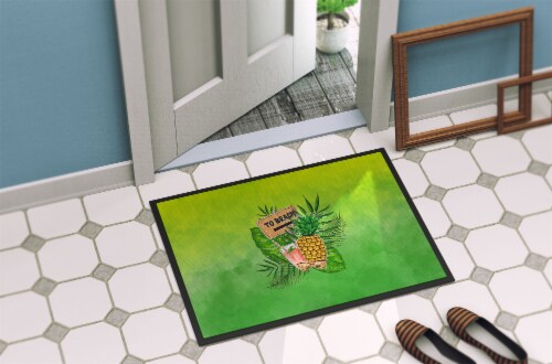 Carolines Treasures  BB7450JMAT To the Beach Summer Indoor or Outdoor Mat 24x36 Perspective: bottom