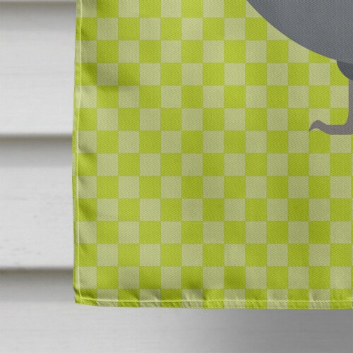 Carolines Treasures BB7661CHF Jersey Giant Chicken Green Flag Canvas House Size Perspective: bottom