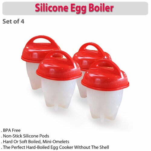 Silicone Perfect Hard Soft Boiled Eggs Maker Set