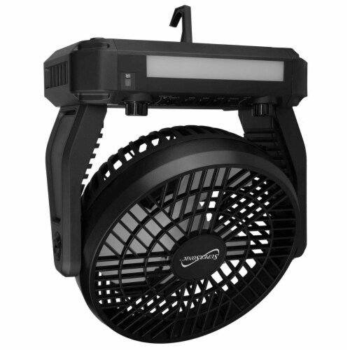 Keanu Solar Power Portable Fan Speaker Perspective: bottom