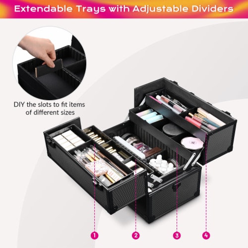 Cosmetic shop train case