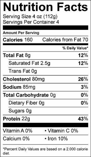 Honeysuckle White® 93% Lean Fat Ground Turkey Roll Perspective: bottom