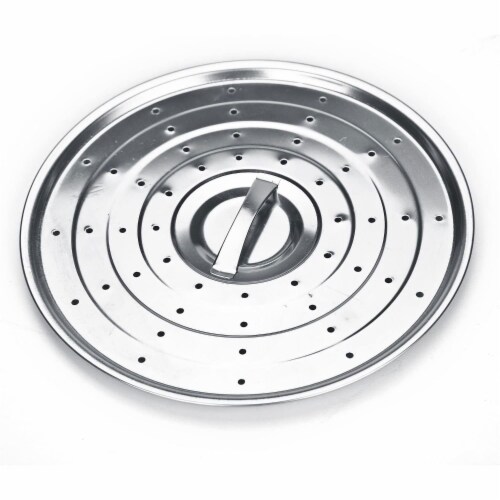 Alpine Cuisine 6.5 Quart Stainless Steel Stock Steamer Cooking Pot Perspective: bottom