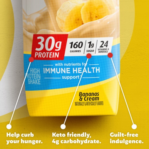 Premier Protein® Bananas & Cream Shakes Perspective: bottom