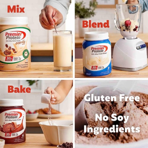 Premier Protein® Chocolate Milkshake Protein Powder Perspective: bottom