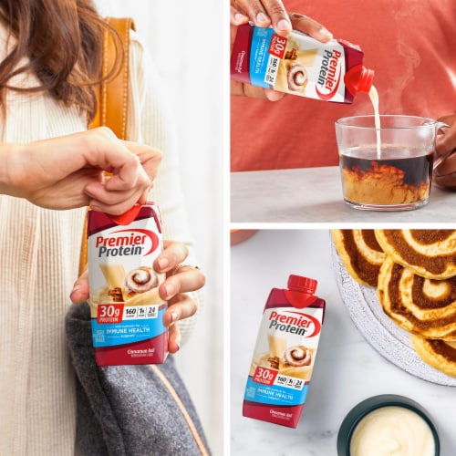 Premier Protein® Cinnamon Roll Protein Shakes Perspective: bottom