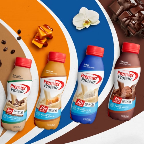 Premier Protein® Cafe Latte Protein Shakes Perspective: bottom