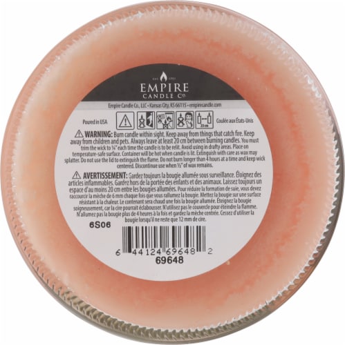 Tuscany Candle™ Jar Candle Peach Prosecco Perspective: bottom