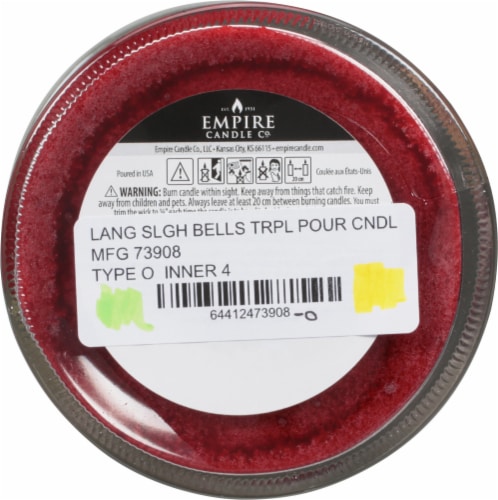 Tuscany Candle™ Limited Edition Sleigh Bells Scented Triple Pour Jar Candle Perspective: bottom