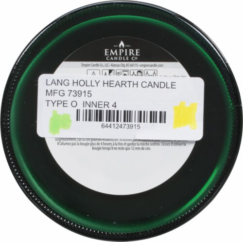 Tuscany Candle™ Limited Edition Holly & Hearth Scented Painted Jar Candle Perspective: bottom