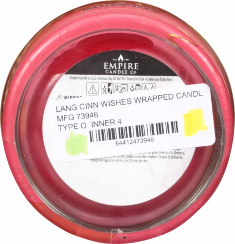 Tuscany Candle™ Limited Edition Cinnamon Wishes Scented Jar Candle Perspective: bottom