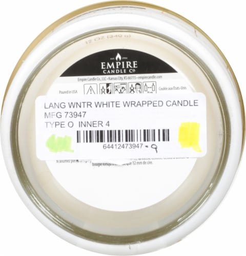 Tuscany Candle™ Limited Edition Winter White Scented Jar Candle Perspective: bottom