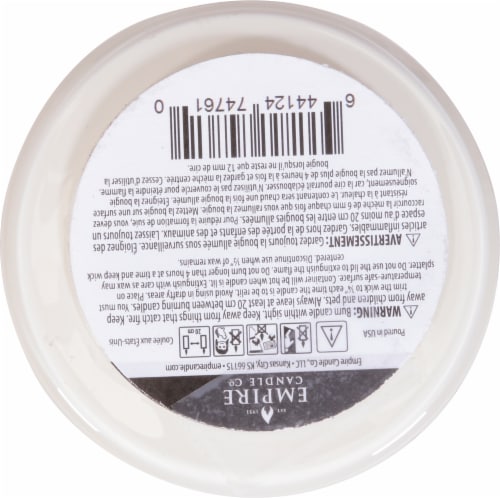 Tuscany Color Splash Collection Scented Jar Candle - Vanilla Macaron Perspective: bottom