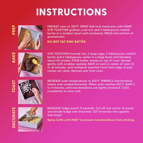 Duncan Hines Epic S'mores Brownie Baking Kit Perspective: bottom