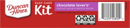 Duncan Hines® Chocolate Lover's® Easy Cake Kit Perspective: bottom