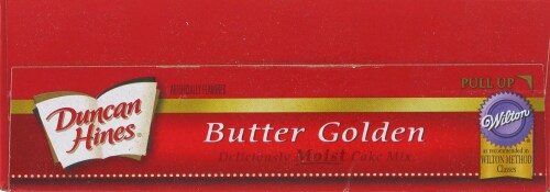 Duncan Hines Butter Golden Cake Mix Perspective: bottom