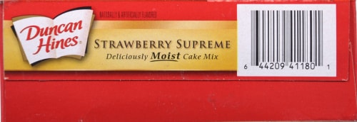 Duncan Hines Signature Strawberry Supreme Cake Mix Perspective: bottom