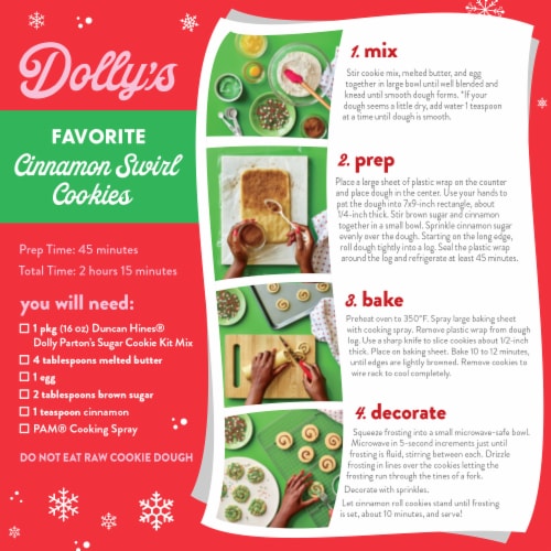 Duncan Hines Dolly Parton's Sugar Cookie Mix Perspective: bottom