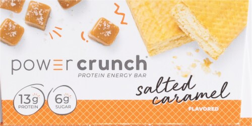 Power Crunch Salted Caramel Protein Energy Bars Perspective: bottom