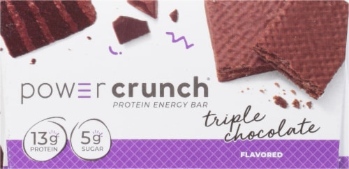 Power Crunch® Triple Chocolate Whey Protein Energy Bars Perspective: bottom