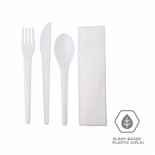 Eco-Products® KIT,PLANTWARE CUTLERY,WH EP-S015 Perspective: bottom