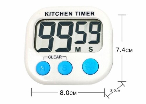 Kitcheniva Magnetic Digital Cooking Timer Perspective: bottom