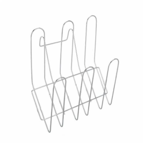 Kitcheniva Stainless Steel Dish And Cup Drying Rack Silver, 2 Tier Perspective: bottom