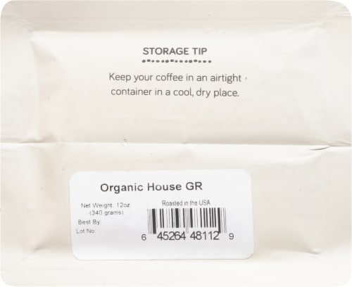 Portland Coffee Roasters Portland House Organic Ground Coffee Perspective: bottom