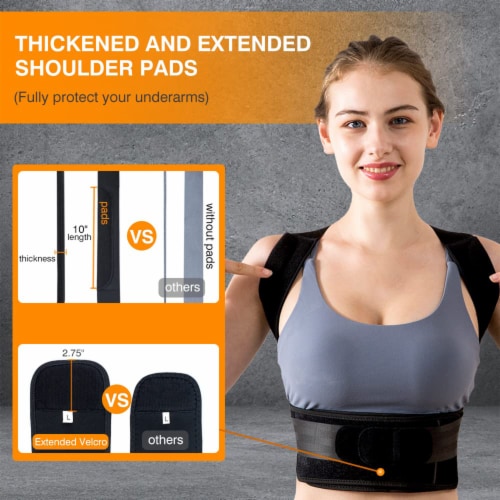 MALOOW Flexible Posture Correcting Back Brace for Upper Body Pain