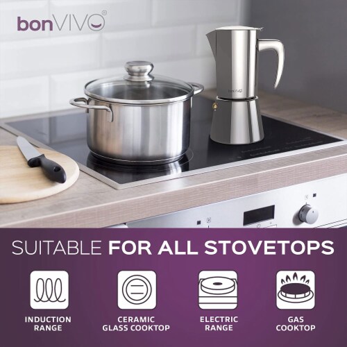 Shoppers Love Bonvivo's Stainless Steel Stovetop Espresso Maker