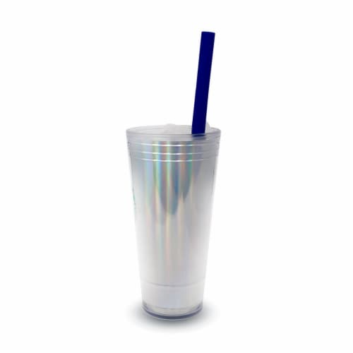 Grand Fusion Jumbo Size Silicone Shake Straws & Brush, Reusable 2-3ct packages Perspective: bottom