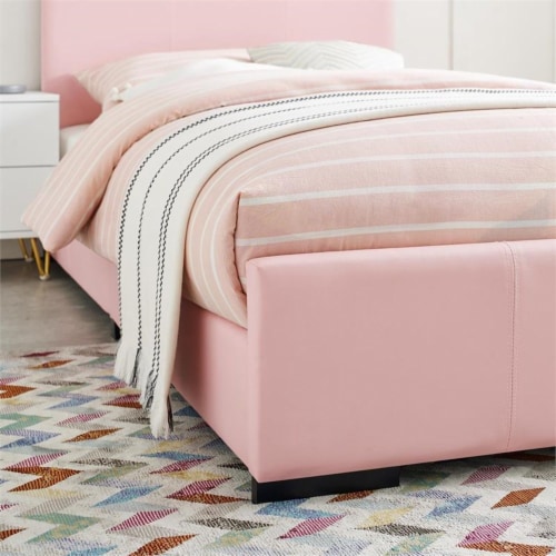 Hindes upholstered sales platform bed