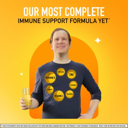 Airborne Vitamin C Citrus Chewable Tablets Perspective: bottom