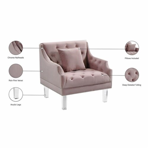Meridian Furniture Roxy Velvet Chair Meridian Furniture Roxy Velvet Chair