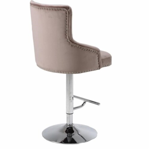 Claude velvet adjustable stool deals