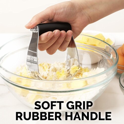 Zulay Kitchen Dough Blender & Pastry Cutter - Black Perspective: bottom