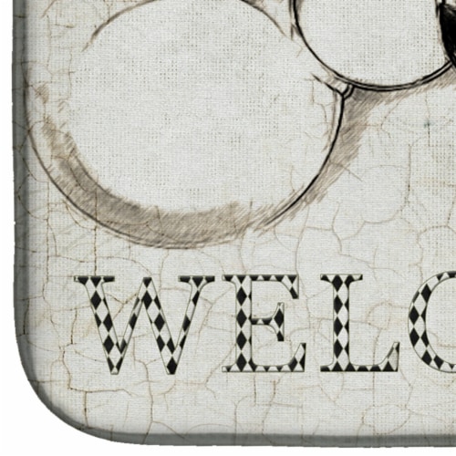 Carolines Treasures  SB3087DDM Pots and Pans Welcome Dish Drying Mat Perspective: bottom