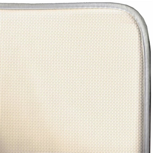Merry Christmas Labradoodle Machine Washable Memory Foam Mat Perspective: bottom