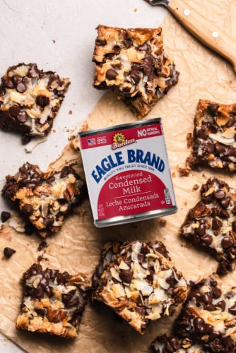 Eagle Brand Sweetened Condensed Milk Perspective: bottom