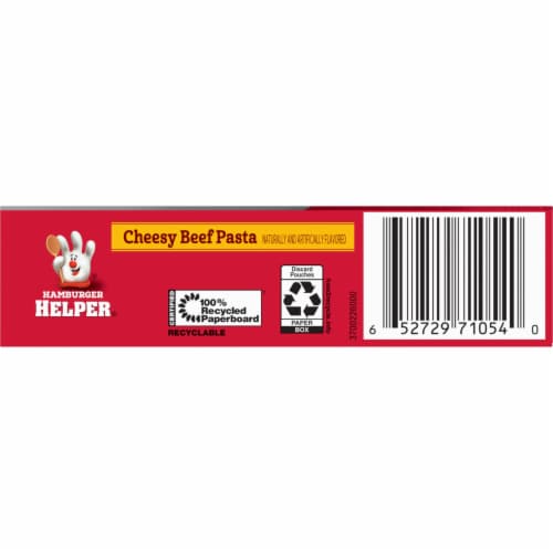 Hamburger Helper Cheesy Beef Pasta Perspective: bottom