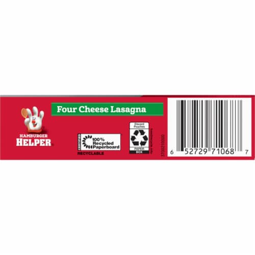 Hamburger Helper® Four Cheese Lasagna, 5.5 oz - Kroger