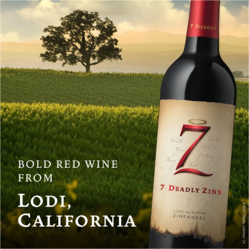 7 Deadly Zins Zinfandel Red Wine Perspective: bottom