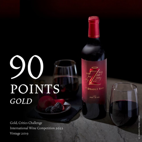 Seven Deadly Blend California Red Wine Perspective: bottom