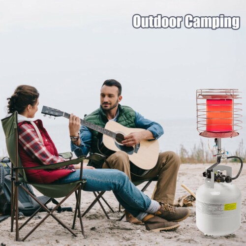 Portable Tank Top Propane Heater Outdoor 42,000 BTU Camping Perspective: bottom