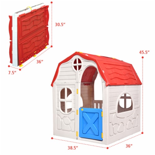 Toy house plastic sales