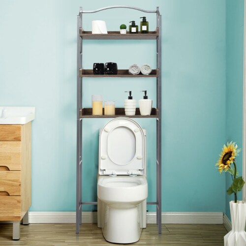 3-Tier Bathroom Spacesaver Storage Rack Perspective: bottom