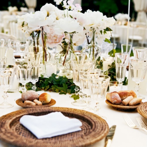 10 PCS 90'' x 156'' Rectangle Polyester Tablecloth For Home Wedding Restaurant Party Ivory Perspective: bottom