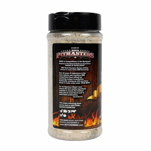 Butcher BBQ Grilling Addiction Signature BBQ Rub Seasoning Gluten Free 13.2 Oz Perspective: bottom